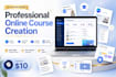 self paced course creation canva youtube training tutorial video course planner