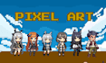 create 8bit 16bit pixel art animation 2d pixel character design sprites assets