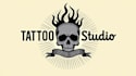 design outstanding skull fantasy tattoo studio logo