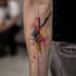 custom an abstract black tattoo design