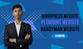 create handyman, roofing,construction, plumbing website