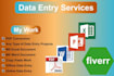 do data entry, typing work, PDF to word and excel data entry