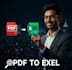 pdf to excel conversion, data cleaning