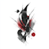 custom an abstract black tattoo design