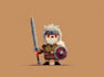 do pixel art character design, animation, retro pixel art