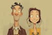 draw a cartoon character