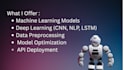build machine learning and deep learning models