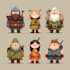 create simple 2d game characters