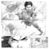 draw action page superhero comic page comic book comic art as a comic artist