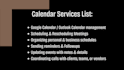 handle your calendar scheduling and meeting coordination