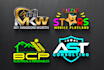 do trendy modern and creative business logo design