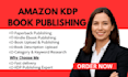 amazon KDP book, setup, creation, romance formatting publishing, no content book