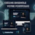 create a modern responsive portfolio website