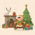 design christmas themed illustration