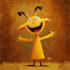 draw you as a famous yellow cartoon character