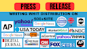 do professional press release distribution distribute press release writing