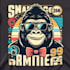 make creative vintage gorilla logo