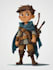 do 2d character design, 2d game character, concept