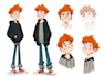 draw cute cartoon character