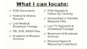 locate foia records, federal documents, and hard to find information