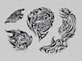 create a profesional tribal tattoo design