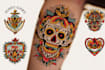 make old school style tattoo design