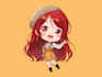 draw your chibi for mascot, sticker, emoticon, emoji, merch