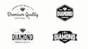 design eye catchy diamond luxury logo