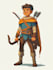 do 2d game character illustration