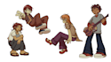 draw your character in the scott pilgrim takes off art style