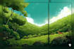 draw a natural landscape and background illustration