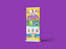 design retractable banner for trade show booth