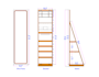 custom rotating mirror jewelry cabinet 3d modeling and render