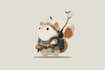 make cute animals illustration and cartoon character