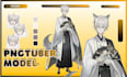 create pngtuber model in anime style