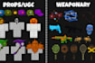 model roblox ugc items, game assets, accessories, weapons, custom item, 3d model