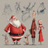 make an christmas character, cartoon character