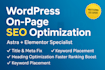 do wordpress on page SEO optimization for higher ranking