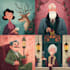 create festive holiday christmas design