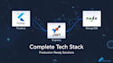 build full stack app flutter  nodejs