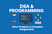 solve dsa problems and complete programming assignemnts