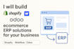 build shopify webflow odoo ecommerce erp solutions for your business