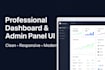 do a professional web dashboard, system UI and admin panel