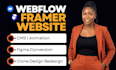 design clone redesign webflow website framer website figma to webflow
