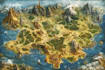 draw a wonderful custom fantasy map