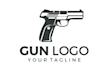 create premium and modern gun logo in 24 hours