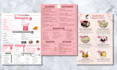 do professional restaurant menu, food menu, digital menu design