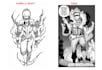 redraw your draft storyboard into a professional manga