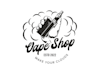 create and fantastic vape logo design