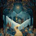 design beautiful christmas card and new year cards